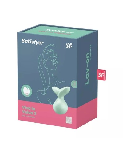 Вібратор Satisfyer Viva la Vulva 3 Mint