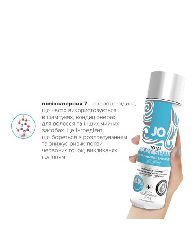 Гель для гоління System JO TOTAL BODY — Anti-bump Intimate Shaving Gel (240 мл) зволожувальний