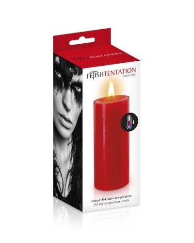 БДСМ-cвічка низькотемпературна Fetish Tentation SM Low Temperature Candle Red