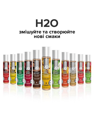 Змазка на водній основі System JO H2O — Juicy Pineapple (30 мл) без цукру, рослинний гліцерин