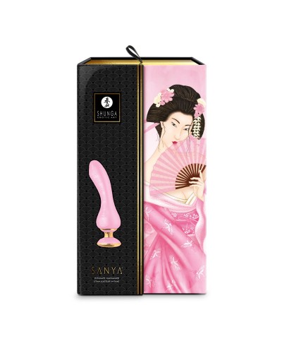 Вибратор для точки G Shunga Sanya Light Pink, гибкий ствол