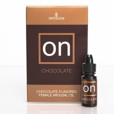 Збуджувальні краплі для клітора Sensuva ON Arousal Oil for Her Chocolate (5 мл) зі смаком шоколаду