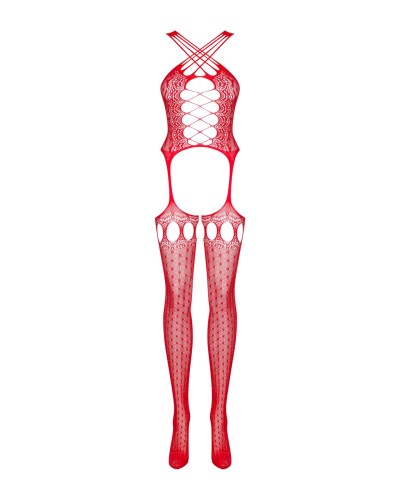 Obsessive Bodystocking G313 red S/M/L