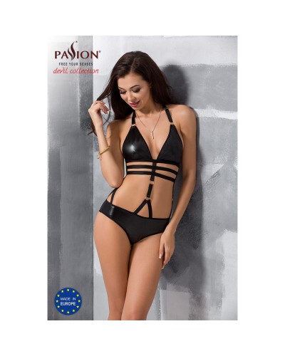 Боди монокини под латекс LAMIS BODY black XXL/XXXL - Passion Exclusive