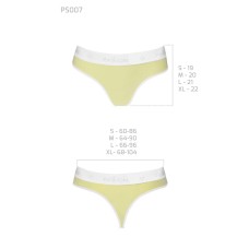 Спортивные трусики-стринги Passion PS007 PANTIES yellow, size S