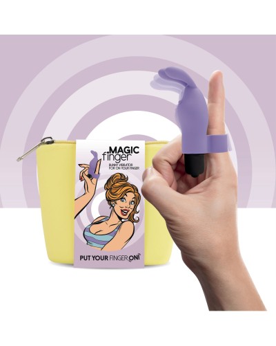 Вібратор на палець FeelzToys Magic Finger Vibrator Purple