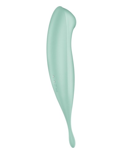 Смарт-вібратор для клітора з вакуумною стимуляцією Satisfyer Twirling Pro+ Mint