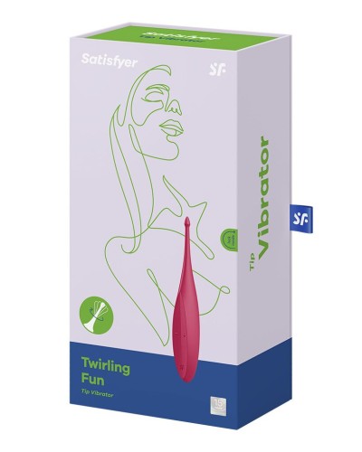 Вібратор для клітора Satisfyer Twirling Fun Poppy Red