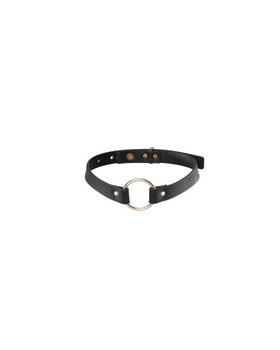 Чокер з екошкіри Bijoux Indiscrets Maze – Single Choker Black