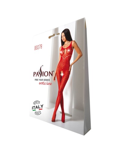 Бодистокинг с доступом к интимным местам Passion BS078 red