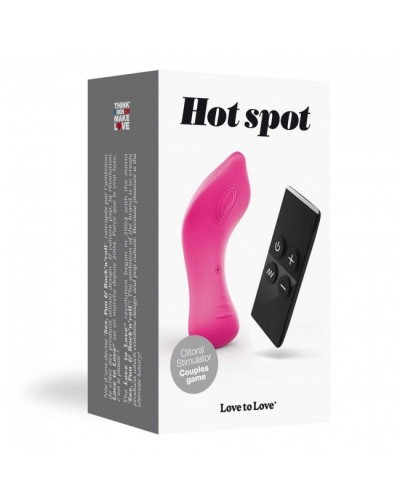 Стимулятор клітора і ерогенних зон Love To Love HOT SPOT з пультом ДК, можна під одяг