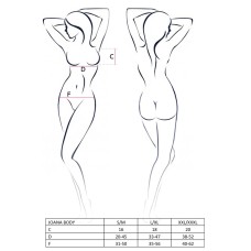 (SALE) Боді монокіні під латекс JOANA BODY black L/XL Passion