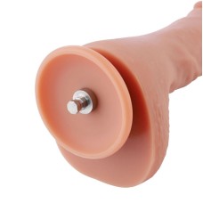 Ультрареалістичний фалоімітатор для секс-машин Hismith 8.3″ 2-layers Silicone Flesh Dildo, двошарови