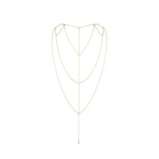 Цепочка для спины Bijoux Indiscrets Magnifique Back and Cleavage Chain - Gold, украшение для тела