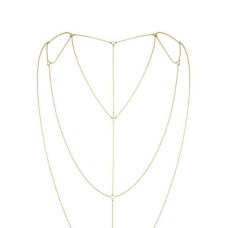 Ланцюжок для спини Bijoux Indiscrets Magnifique Back and Cleavage Chain - Gold, прикраса для тіла
