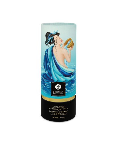 Пенящаяся соль для ванны Shunga Dead Sea salt Oriental Crystals — Ocean Temptations (500 г), соль Ме