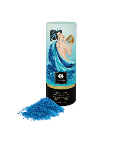 Пенящаяся соль для ванны Shunga Dead Sea salt Oriental Crystals — Ocean Temptations (500 г), соль Ме