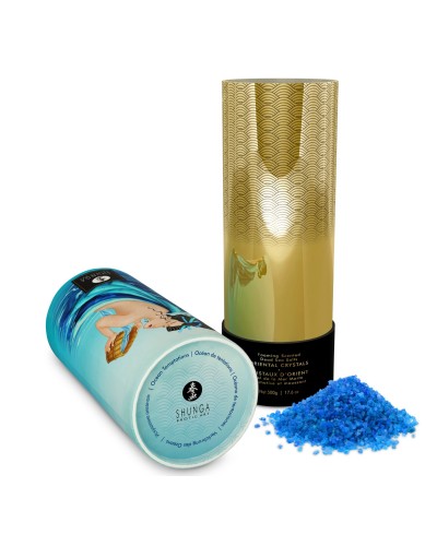 Пенящаяся соль для ванны Shunga Dead Sea salt Oriental Crystals — Ocean Temptations (500 г), соль Ме