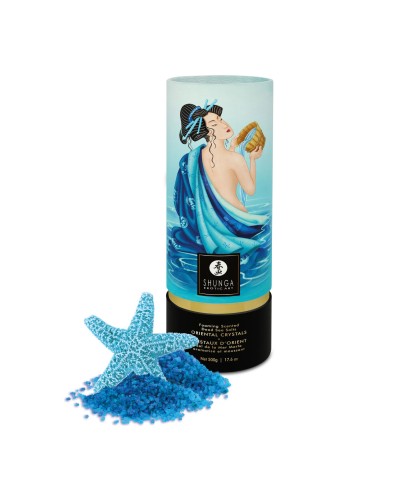 Пенящаяся соль для ванны Shunga Dead Sea salt Oriental Crystals — Ocean Temptations (500 г), соль Ме