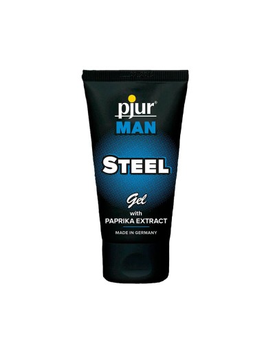 Гель для пеніса стимулювальний pjur MAN Steel Gel 50 ml з екстрактом паприки та ментолом