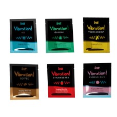 Набір пробників рідкого вібратора Intt Vibration Six Flavor Mix (12 по 5 мл)