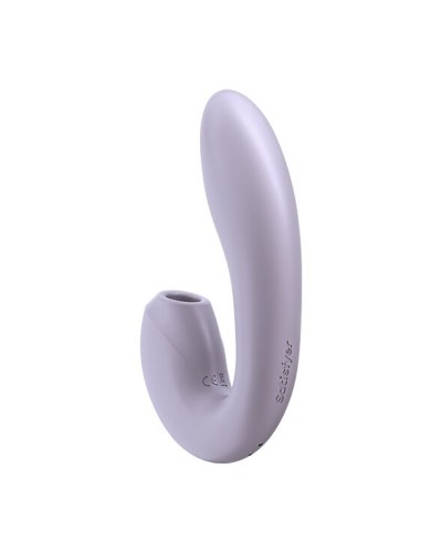 Вакуумний смарт вібратор Satisfyer Sunray Lilac, 4 положення стовбура