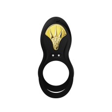 Смарт ерекційне кільце Zalo — BAYEK Obsidian Black, подвійне з ввідною частиною, пульт ДК