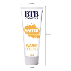 Розігрівальна змазка на водній основі BTB WARM FEELING (100 мл)