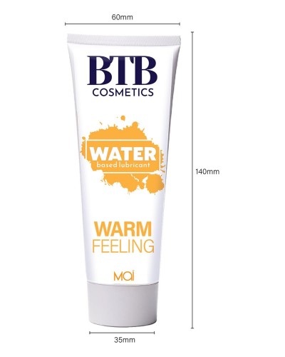 Розігрівальна змазка на водній основі BTB WARM FEELING (100 мл)