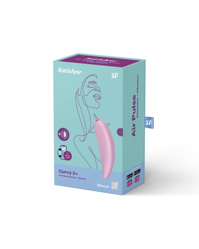 Вакуумный клиторальный стимулятор Satisfyer Curvy 3+