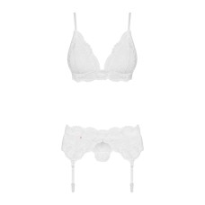 Obsessive 810-SEG-2 3 pcs set white S/M