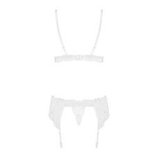 Obsessive 810-SEG-2 3 pcs set white S/M