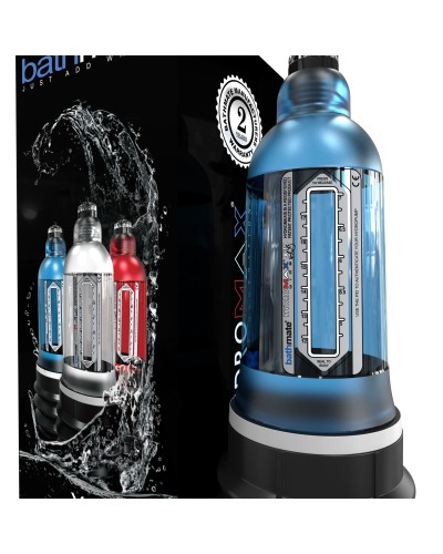 Гідропомпа Bathmate Hydromax 7 WideBoy Blue (X30) для члена довжиною від 12,5 до 18 см, діаметр до 5