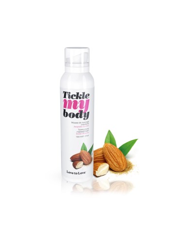 Масажна піна Love To Love TICKLE MY BODY SWEET ALMONDS (150 мл) зволожувальна