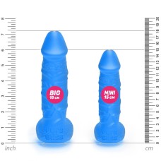 Крафтове мило-член із присоскою Pure Bliss MINI Dark Blue, натуральне