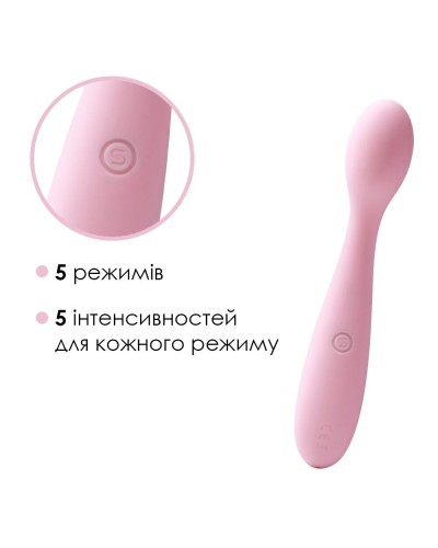 Стимулятор клітора та точки G Svakom Keri Pale Pink