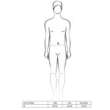 Чоловічі стрінги з леопардовим принтом Passion 013 THONG S/M