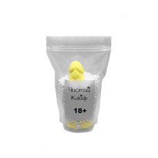 Крафтове мило-член із присоскою Чистий Кайф Yellow size L, натуральне