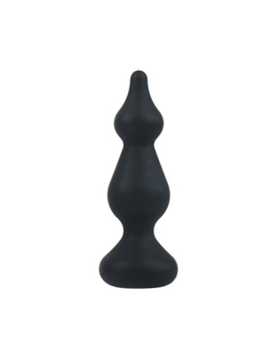 Анальна пробка Adrien Lastic Amuse Mini Black (S) з двома переходами, макс. діаметр 3 см