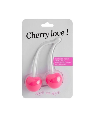 Вагінальні кульки Love To Love CHERRY LOVE, діаметр 3,5 см, вага 77гр