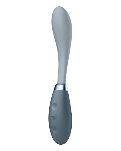 Вібратор Satisfyer G-Spot Flex 3 Grey, гнучкий стовбур із фіксацією положення