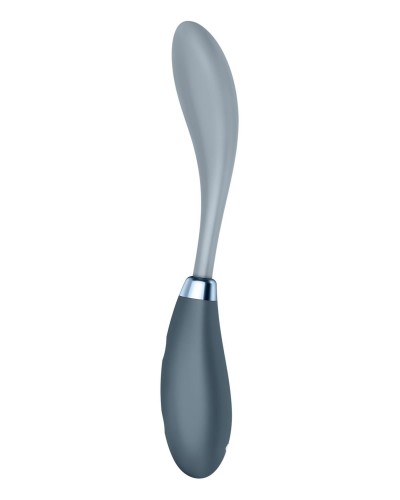 Вібратор Satisfyer G-Spot Flex 3 Grey, гнучкий стовбур із фіксацією положення