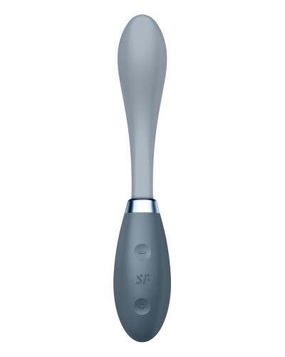 Вібратор Satisfyer G-Spot Flex 3 Grey, гнучкий стовбур із фіксацією положення