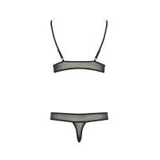 Комплект білизни ERZA SET black XXL/XXXL - Passion: ліф і трусики