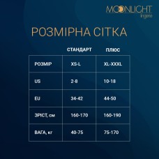Мінісукня Moonlight Model 07 Black, глибоке декольте, відкрита спинка