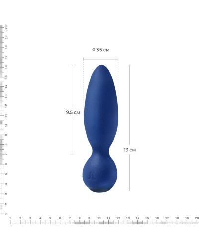 Анальная вибропробка Adrien Lastic Little Rocket макс. диаметр 3,5см, soft-touch