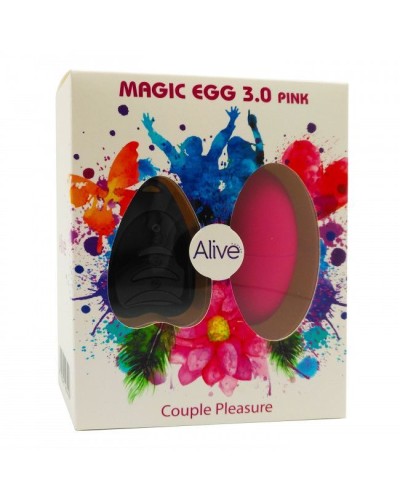 Віброяйце Alive Magic Egg 3.0 Pink із пультом ДУ