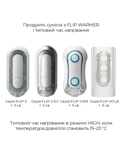 Мастурбатор с нагревателем Tenga Flip Zero Red + Flip Warming Set