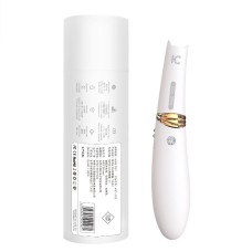 Вакуумний стимулятор з вібрацією KisToy Miss CC White, можна використовувати як вібратор, діам.3,6см