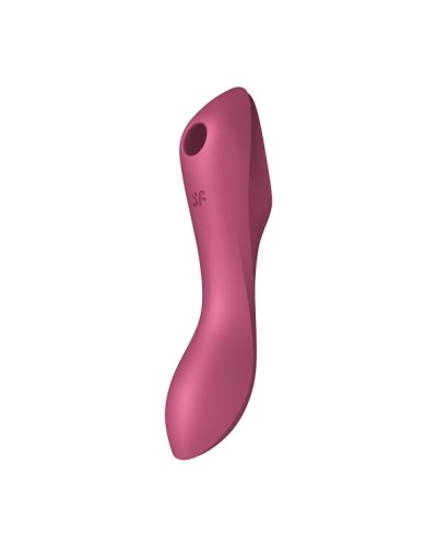 Вакуумний стимулятор із вібрацією Satisfyer Curvy Trinity 3 Red